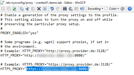 proxy config file