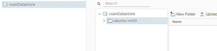 vm directory empty